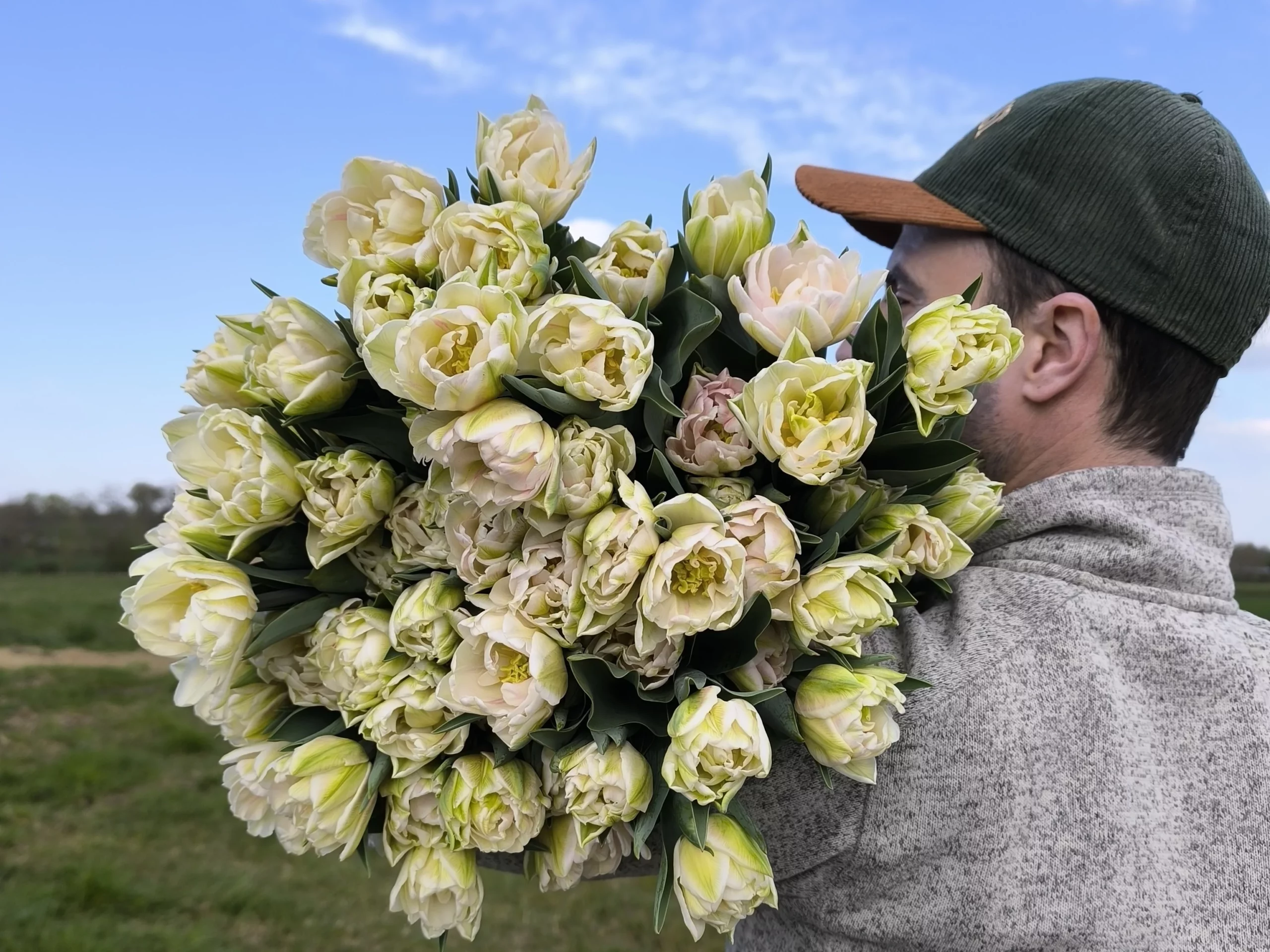 brassée de fleurs
